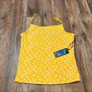 NWT string top spaghetti strap tank top cropped